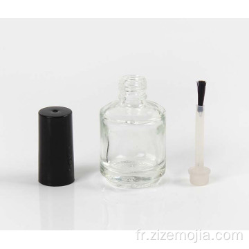 Bouteille de vernis à vernis à ongles 15 ml de verre ronde vide